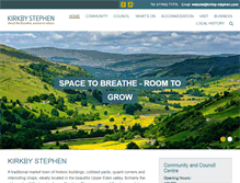 Tablet Screenshot of kirkby-stephen.com